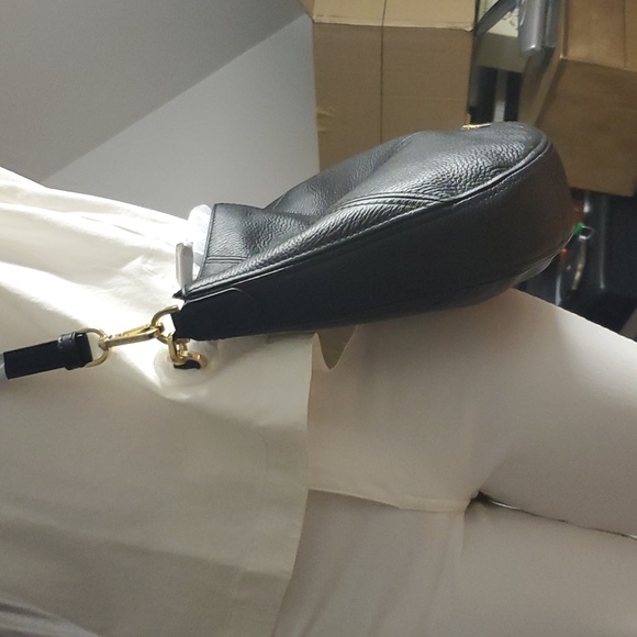 NWT Michael Kors Leather Convertible Medium Bedford Shoulder Hobo BLACK - Picture 4 of 12